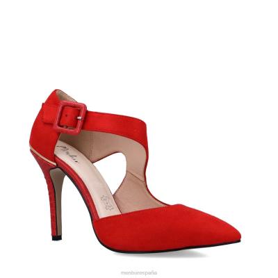 Menbur mujer Creta 204L5413 tacones altos rojo