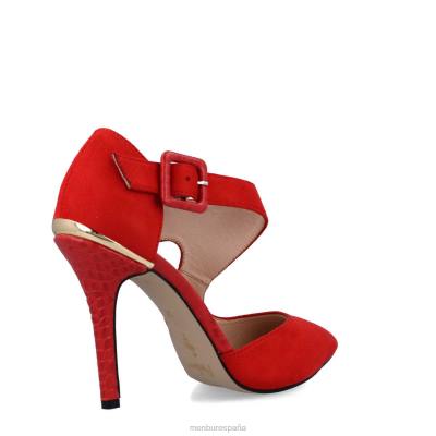 Menbur mujer Creta 204L5413 tacones altos rojo