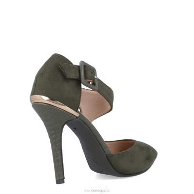 Menbur mujer Creta 204L5414 tacones altos verde