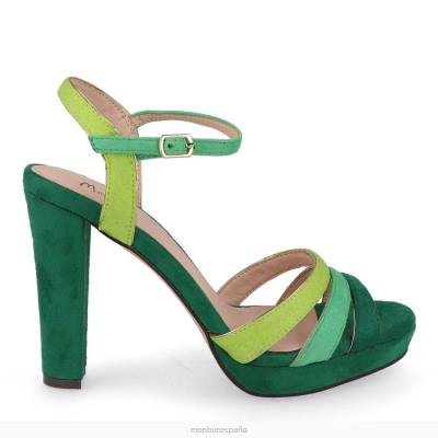 Menbur mujer Felicia 204L4047 tacones altos verde