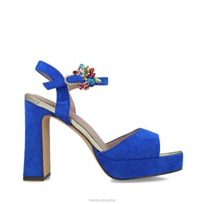 Menbur mujer Orión 204L716 tacones altos azul medio