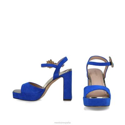 Menbur mujer Orión 204L716 tacones altos azul medio