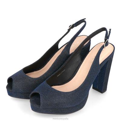 Menbur mujer Rizzi 204L4367 tacones altos azul oscuro