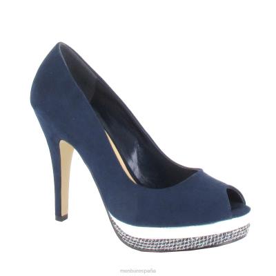 Menbur mujer achardo 204L4635 tacones altos azul oscuro