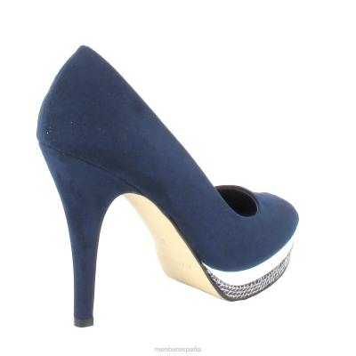 Menbur mujer achardo 204L4635 tacones altos azul oscuro