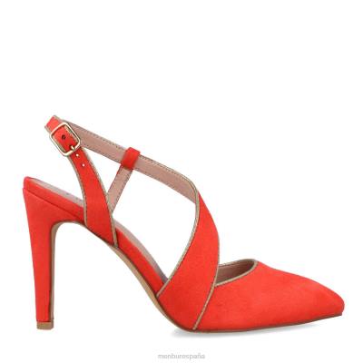 Menbur mujer acis 204L4824 tacones altos coral