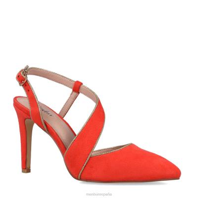 Menbur mujer acis 204L4824 tacones altos coral