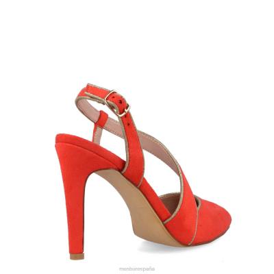 Menbur mujer acis 204L4824 tacones altos coral