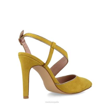 Menbur mujer acis 204L4826 tacones altos amarillo