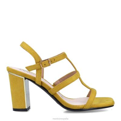 Menbur mujer acis 204L5481 tacones altos amarillo