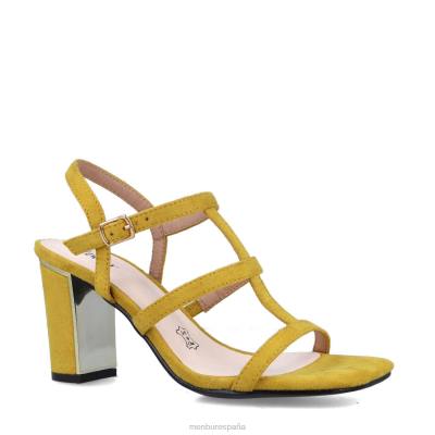 Menbur mujer acis 204L5481 tacones altos amarillo