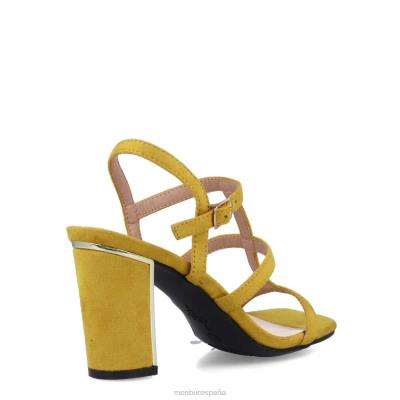 Menbur mujer acis 204L5481 tacones altos amarillo