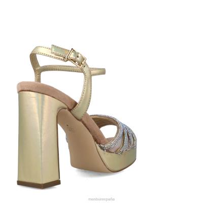 Menbur mujer aelous 204L1349 tacones altos oro