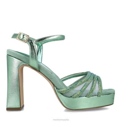 Menbur mujer aelous 204L5134 tacones altos verde