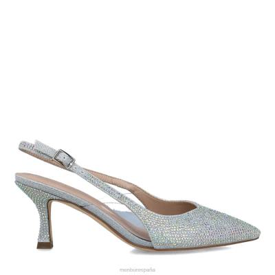 Menbur mujer aes 204L5115 tacones altos plata