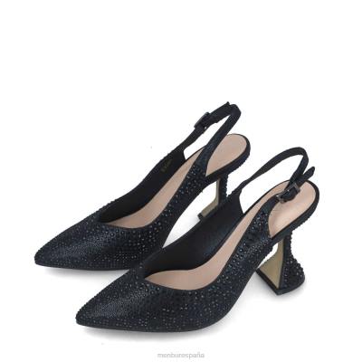 Menbur mujer aguamarina 204L3901 tacones altos negro