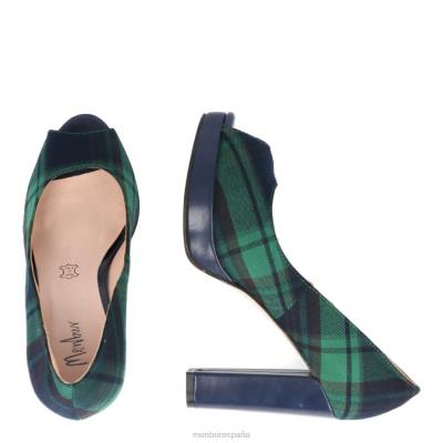 Menbur mujer alberi 204L985 tacones altos verde