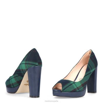 Menbur mujer alberi 204L985 tacones altos verde