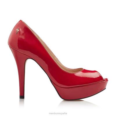 Menbur mujer albox 204L4786 tacones altos rojo