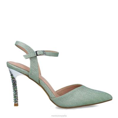 Menbur mujer alcione 204L4003 tacones altos verde