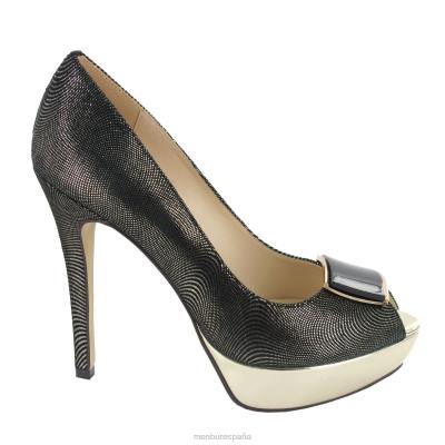 Menbur mujer aljarafe 204L1182 tacones altos oro