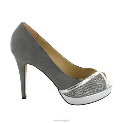 Menbur mujer almedinilla 204L4712 tacones altos gris