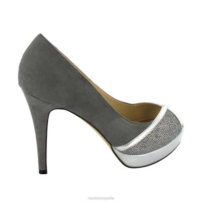 Menbur mujer almedinilla 204L4712 tacones altos gris