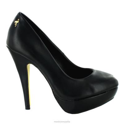 Menbur mujer almendrado 204L4233 tacones altos negro