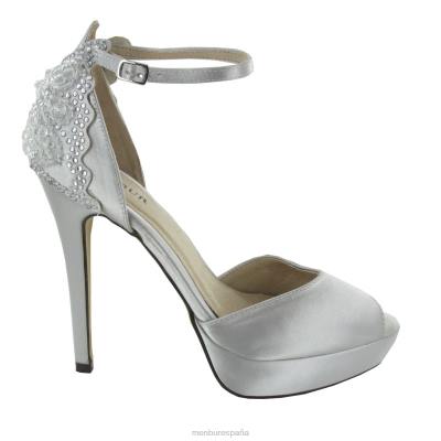 Menbur mujer almendros 204L1163 tacones altos gris