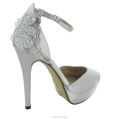 Menbur mujer almendros 204L1163 tacones altos gris