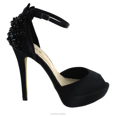 Menbur mujer almendros 204L4704 tacones altos negro