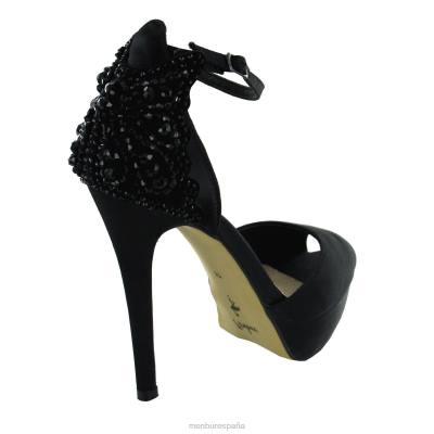 Menbur mujer almendros 204L4704 tacones altos negro