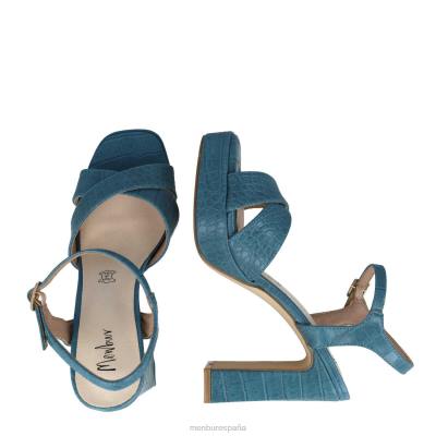 Menbur mujer alpeta 204L4869 tacones altos azul claro