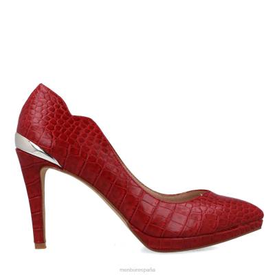 Menbur mujer alpeta 204L4972 tacones altos rojo