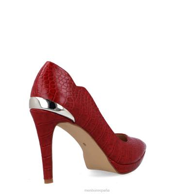 Menbur mujer alpeta 204L4972 tacones altos rojo