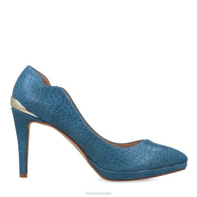 Menbur mujer alpeta 204L4974 tacones altos azul claro