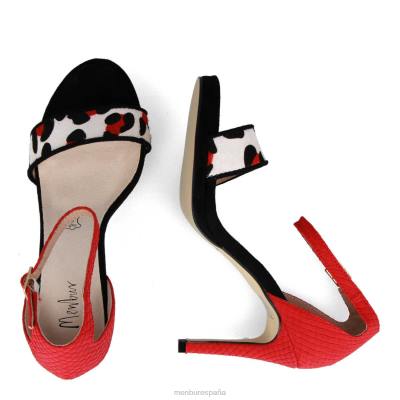 Menbur mujer amalfi 204L1440 tacones altos rojo