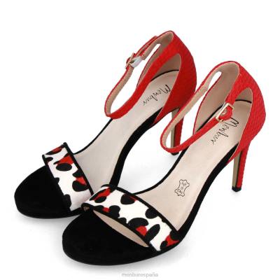 Menbur mujer amalfi 204L1440 tacones altos rojo