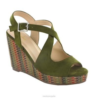 Menbur mujer amola 204L1384 tacones altos verde