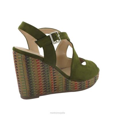 Menbur mujer amola 204L1384 tacones altos verde