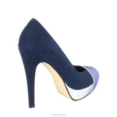 Menbur mujer amperio 204L4636 tacones altos azul oscuro