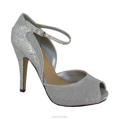 Menbur mujer amy 204L4638 tacones altos plata