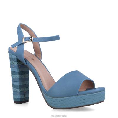 Menbur mujer anaxímenes 204L5430 tacones altos azul claro