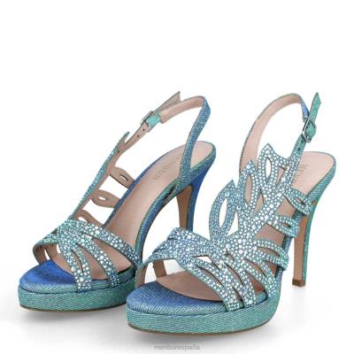 Menbur mujer angellara 204L834 tacones altos azul medio