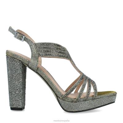 Menbur mujer ansiado 204L4069 tacones altos gris