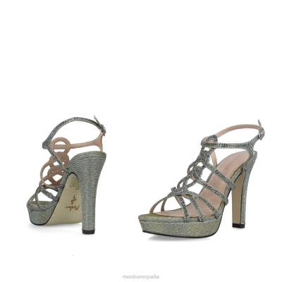 Menbur mujer aonedis 204L4962 tacones altos gris