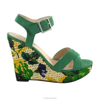 Menbur mujer apia 204L1370 tacones altos verde