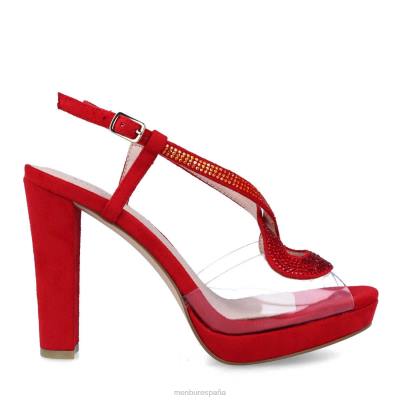 Menbur mujer arezzo 204L1480 tacones altos rojo