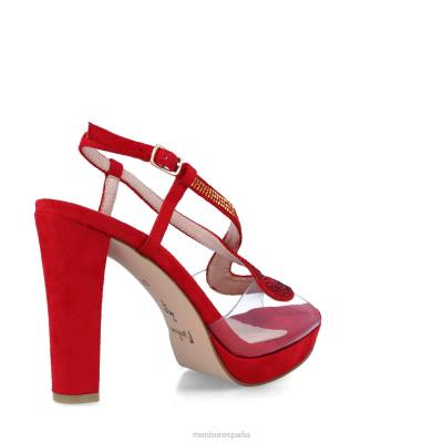 Menbur mujer arezzo 204L1480 tacones altos rojo