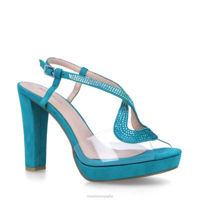 Menbur mujer arezzo 204L5345 tacones altos azul medio